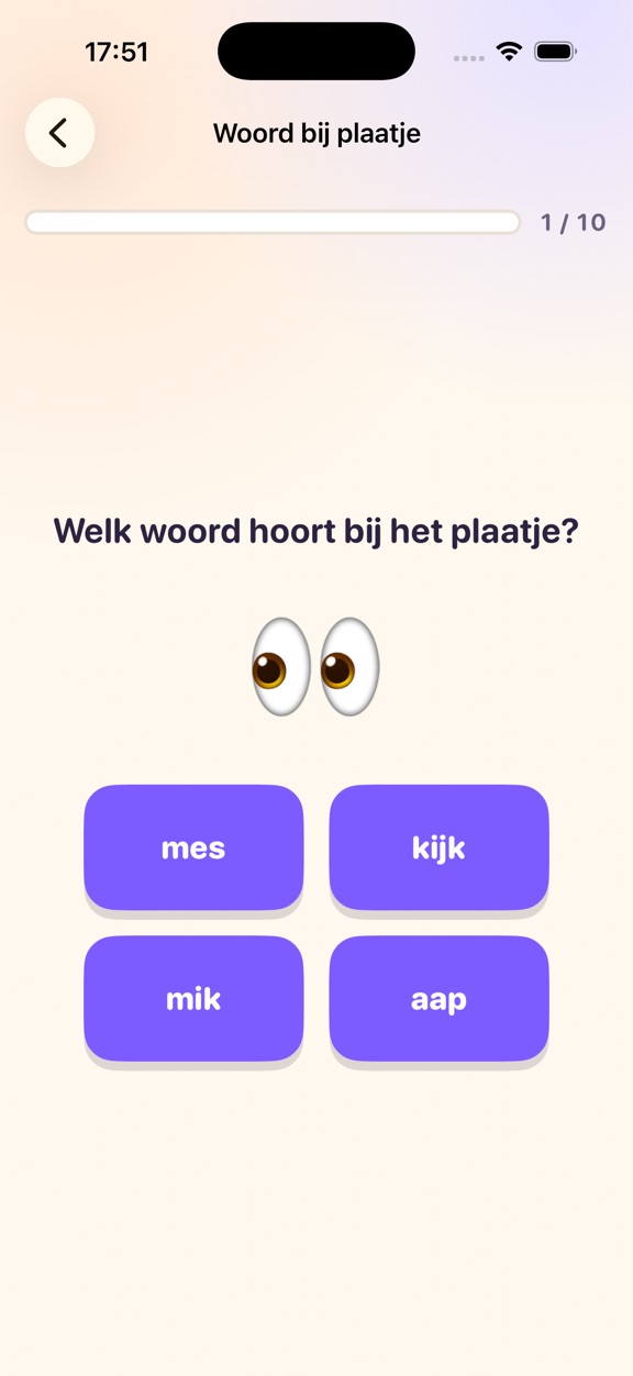 Een zeilboot met vier woordkeuzes eronder